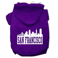 Pet Hoodie "San Francisco Skyline"