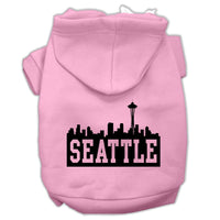Pet Hoodie "Seattle Skyline"