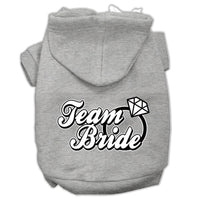 Pet Hoodie "Team Bride"