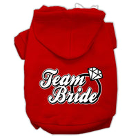 Pet Hoodie "Team Bride"