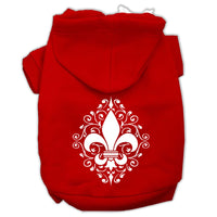 Pet Hoodie "Henna Fleur De Lis"