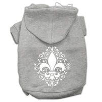 Pet Hoodie "Henna Fleur De Lis"