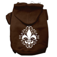 Pet Hoodie "Henna Fleur De Lis"