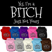 Pet Hoodie "Yes, I'm A Bitch, Just Not Yours"