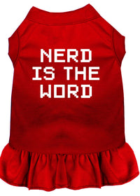 Pet Dress "Nerd Is The Word"