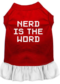 Pet Dress "Nerd Is The Word"