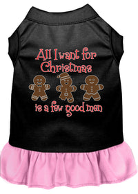 Christmas Pet Dress, "All I Want For Christmas Is A Few Good Men"