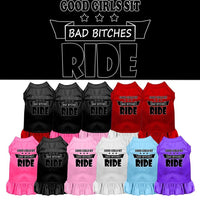 Pet Dress "Good Girls Sit, Bad Bitches Ride"