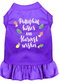 Pet Dress "Pumpkin Kisses and Harvest Wishes"
