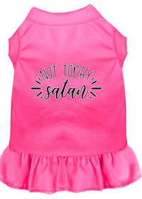 Pet Dress "Not Today Satan"