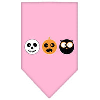 Halloween Pet and Dog Bandana Screen Printed, "The Spook Trio"