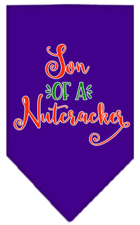 Christmas Pet and Dog Bandana Screen Printed, "Son Of A Nutcracker"