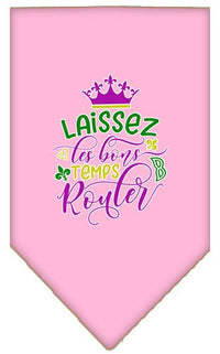 Pet and Dog Bandana Screen Printed, "Laissez Les Bons Temps Rouler"