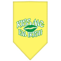 Pet and Dog Bandana Screen Printed, "Kiss Me I'm Irish"