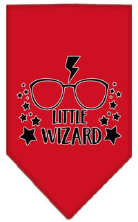Pet and Dog Bandana Screen Printed, "Little Wizard"