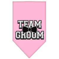 Pet and Dog Bandana Screen Printed, "Team Groom"