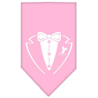 Pet and Dog Bandana Screen Printed, "Tuxedo"