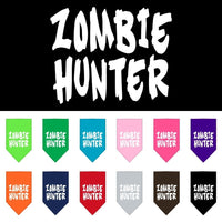 Halloween Pet and Dog Bandana Screen Printed, "Zombie Hunter"