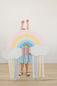 🌈Vibrant Rainbow Party Piñata - Colorful & Fun - Ideal for Birthdays and Joyful Events