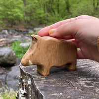 Wooden Boar Waldorf Toy - BIG FRENCHIES