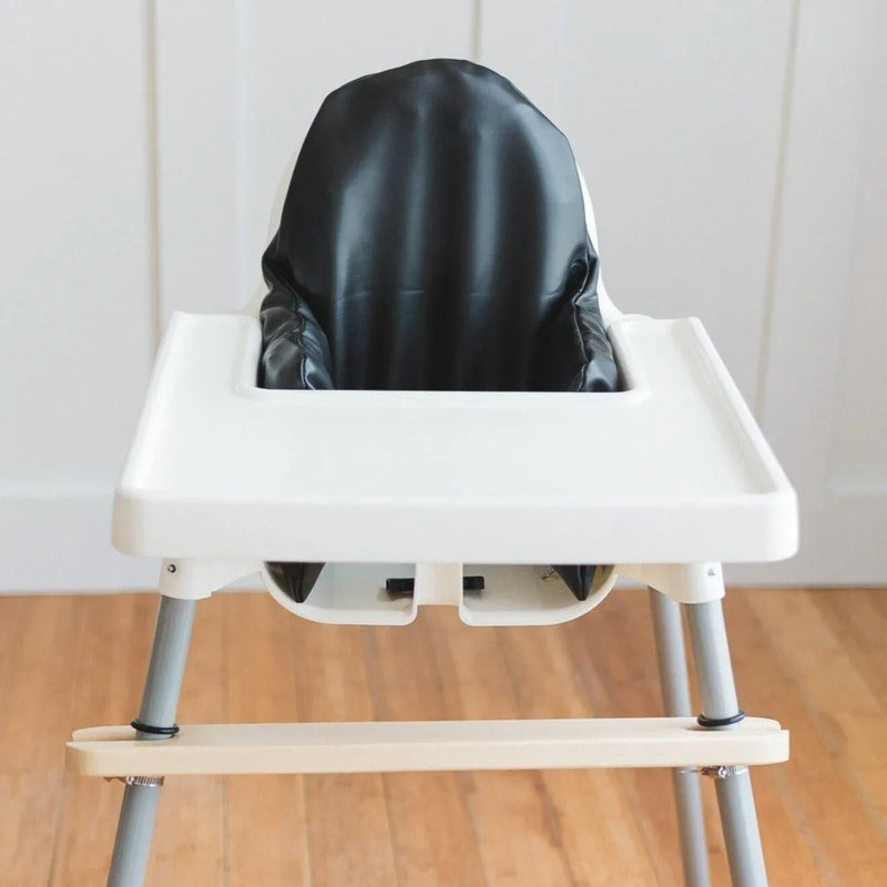 Black Vegan Leather IKEA Antilop Cushion Cover - BIG FRENCHIES