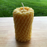 Sunflower Beeswax Pillar Candles - BIG FRENCHIES