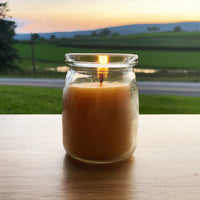 Large Cork Top Glass Jar Beeswax Candle - BIG FRENCHIES