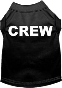 Halloween Pet Dog & Cat Shirt Screen Printed, "Crew Costume"