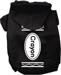 Halloween Pet Hoodie "Crayon Costume"
