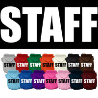 Halloween Pet Costume Hoodie Screen Printed, "Staff"