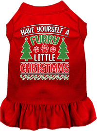 Christmas Pet Dress "Have Yourself A Furry Little Christmas"