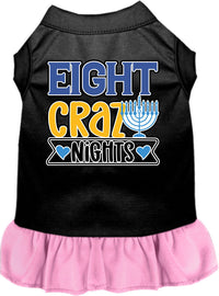 Hanukkah Pet Dress "Eight Crazy Nights"