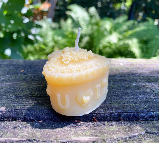 Heart Gift Box Beeswax Candle - BIG FRENCHIES