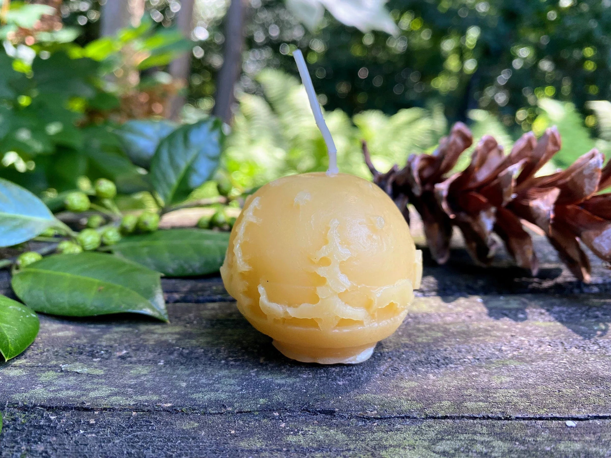 Starry Night Ball Beeswax Candle - BIG FRENCHIES