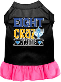 Hanukkah Pet Dress "Eight Crazy Nights"