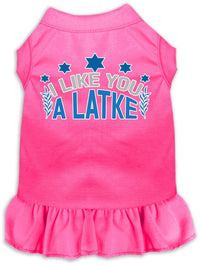 Hanukkah Pet Dress "Oy To The World"