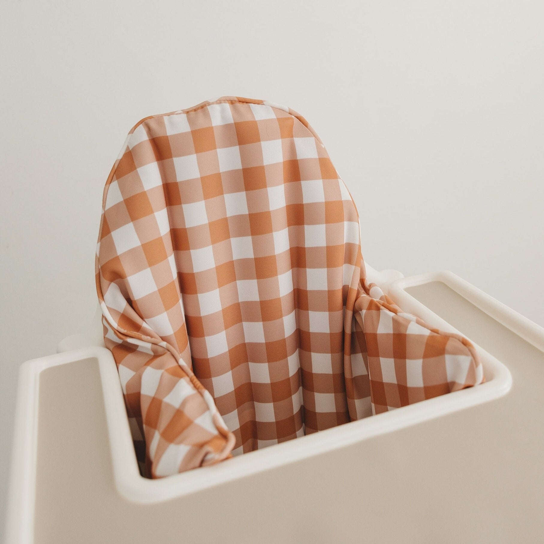 Burnt Orange Gingham IKEA Antilop Cushion Cover