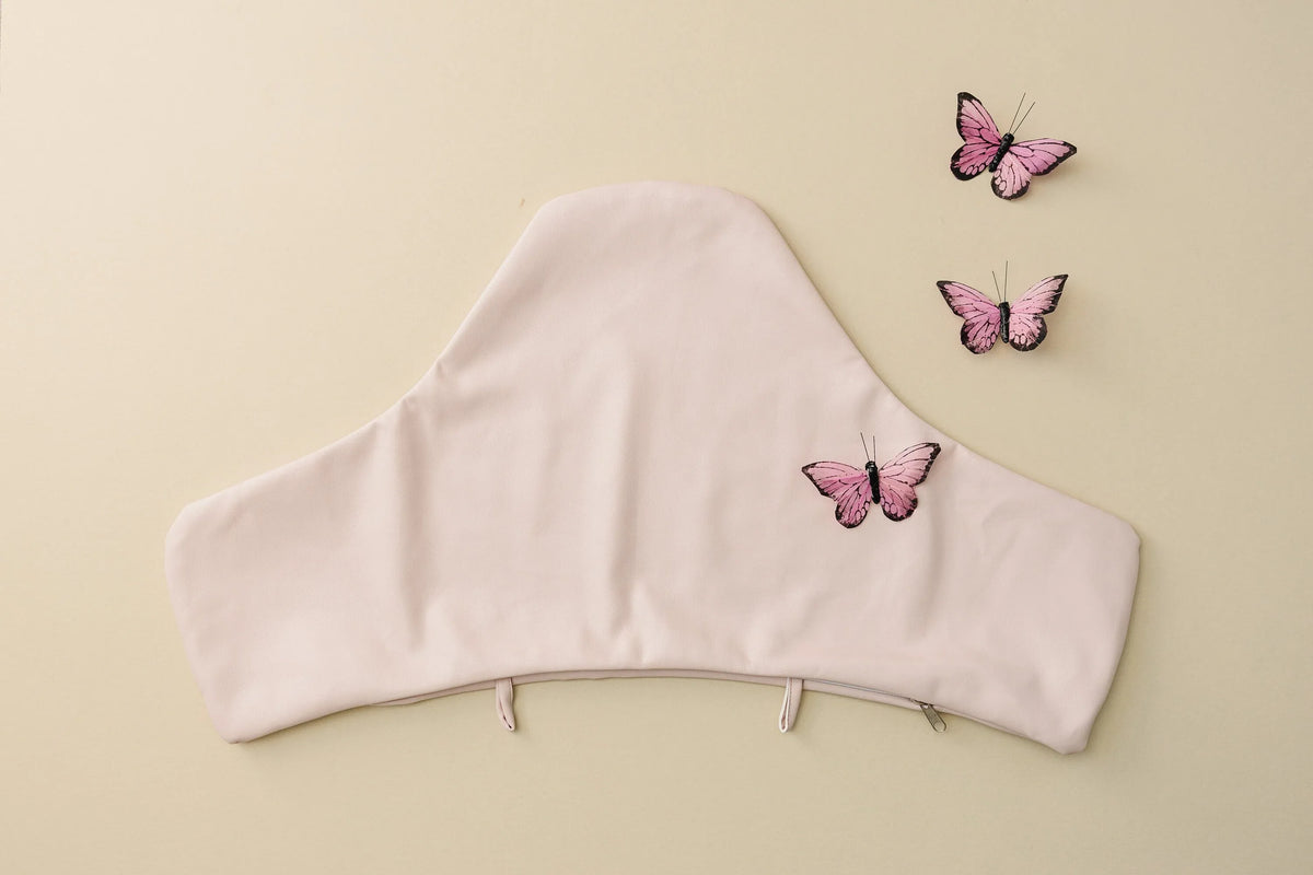 Blush Pink Vegan Leather IKEA Antilop Cushion Cover - BIG FRENCHIES