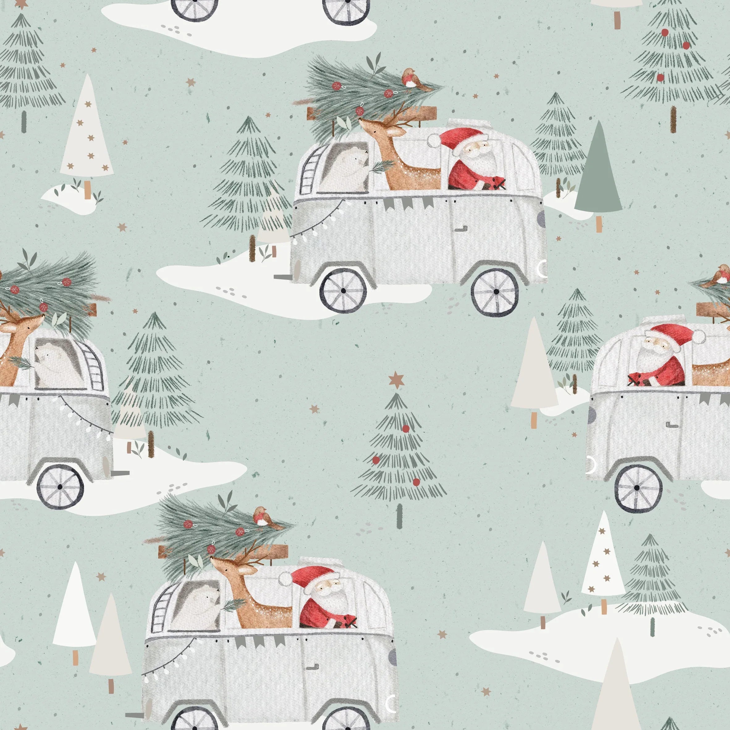 Cruisin' to Christmas Bamboo Zippy Romper - BIG FRENCHIES