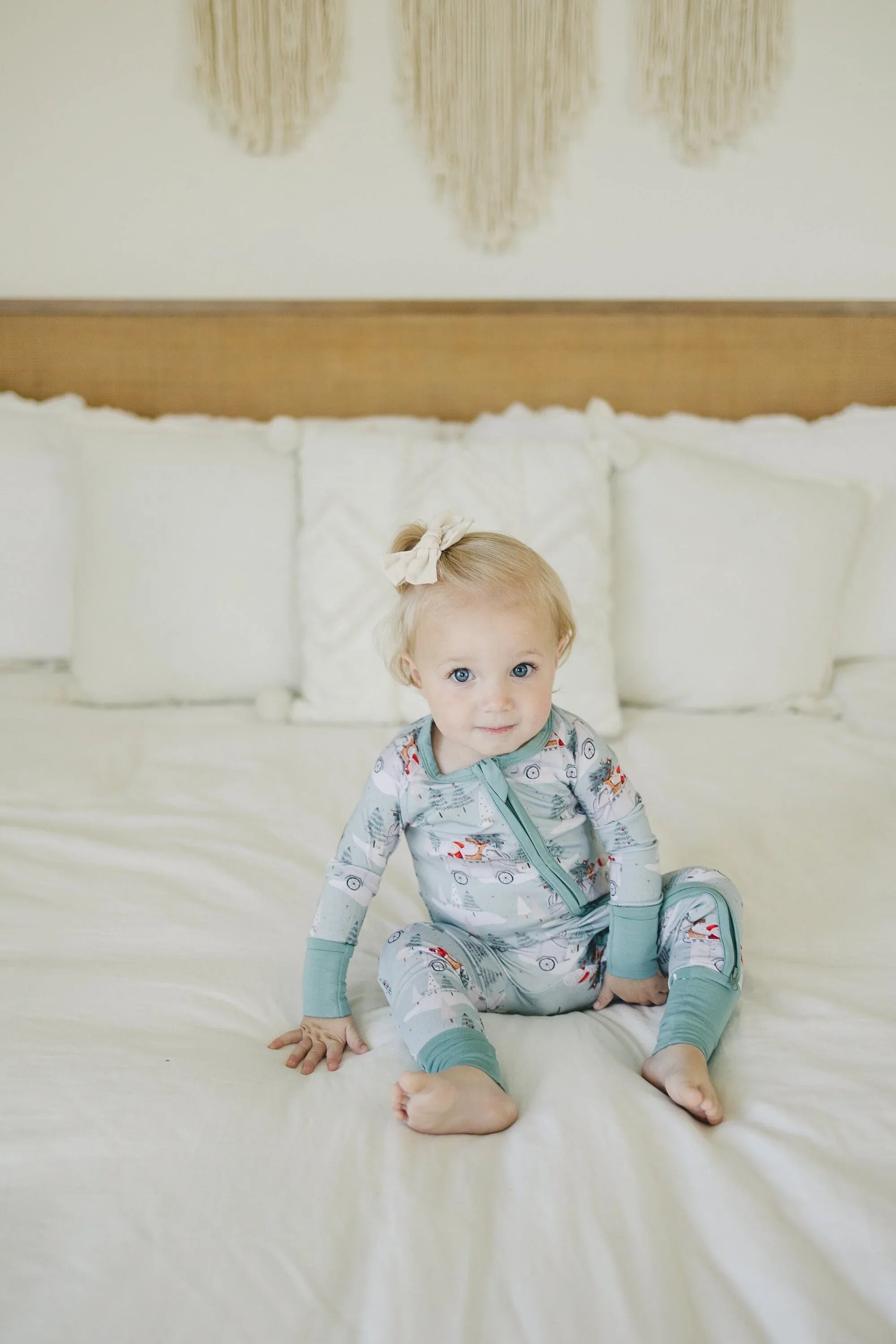 Cruisin' to Christmas Bamboo Zippy Romper - BIG FRENCHIES