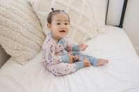 Nutcracker Print Bamboo Zippy Romper *Newborn left - BIG FRENCHIES