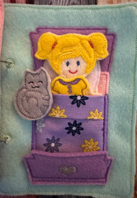 Felt Dollhouse Quiet Book - Toddler Quiet Activity Toy - Educational Gift For Girls - Learning Toy - Unpaper Doll - BIG FRENCHIES