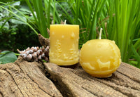 Starry Night Beeswax Candle Pair - BIG FRENCHIES