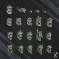 3d Printed Squad of 6 Ork Boys by DakkaDakka Miniatures