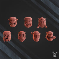 3d Printed Squad of 5 Ork Boombo Boyz by DakkaDakka Miniatures