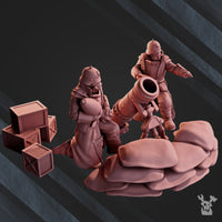 3d Printed 2nd Death Division Heavy Weapons Team by DakkaDakka Miniatures