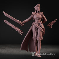3d Printed Female Commissar by DakkaDakka