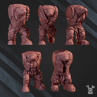 3d Printed Orc Marauders Assembly Kit x5 by DakkaDakka Miniatures