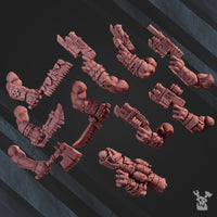 3d Printed Orc Marauders Assembly Kit x5 by DakkaDakka