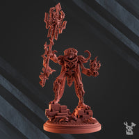 3d Printed Robot Legions Lord Akerteph by DakkaDakka Miniatures